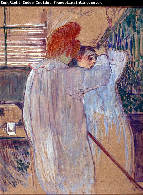 Henri  Toulouse-Lautrec Two Women in Nightgowns